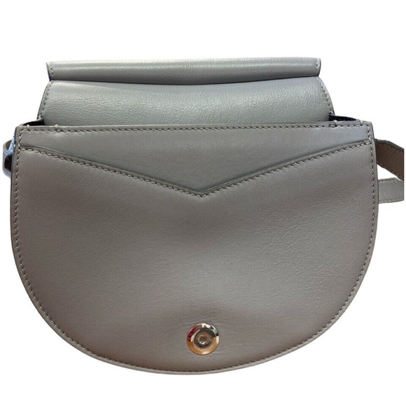 GIVENCHY INFINITY CHAIN CURB SMOOTH LEATHER SADDLE CROSSBODY BAG - Picture 12 of 12